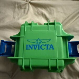 Invicta Green and Blue Watch Case